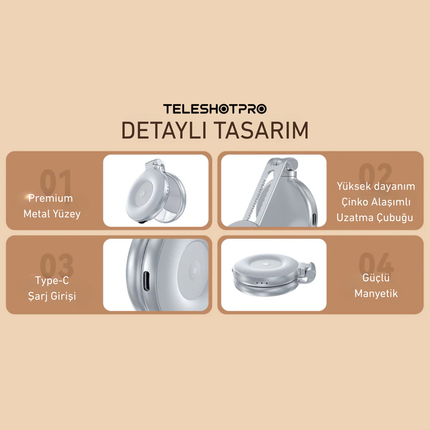 TeleshotPro™ - Magnetic Selfie Ring Light