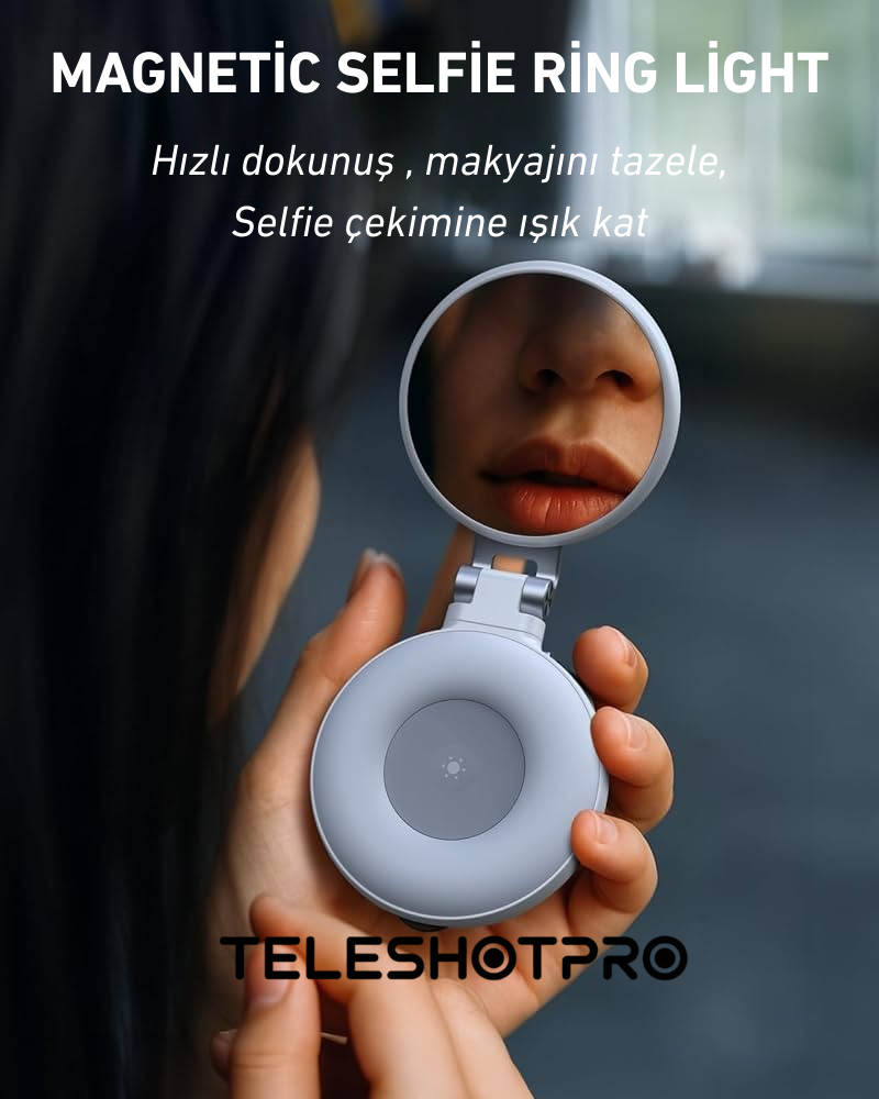 TeleshotPro™ - Magnetic Selfie Ring Light ( Selfie Işığı )