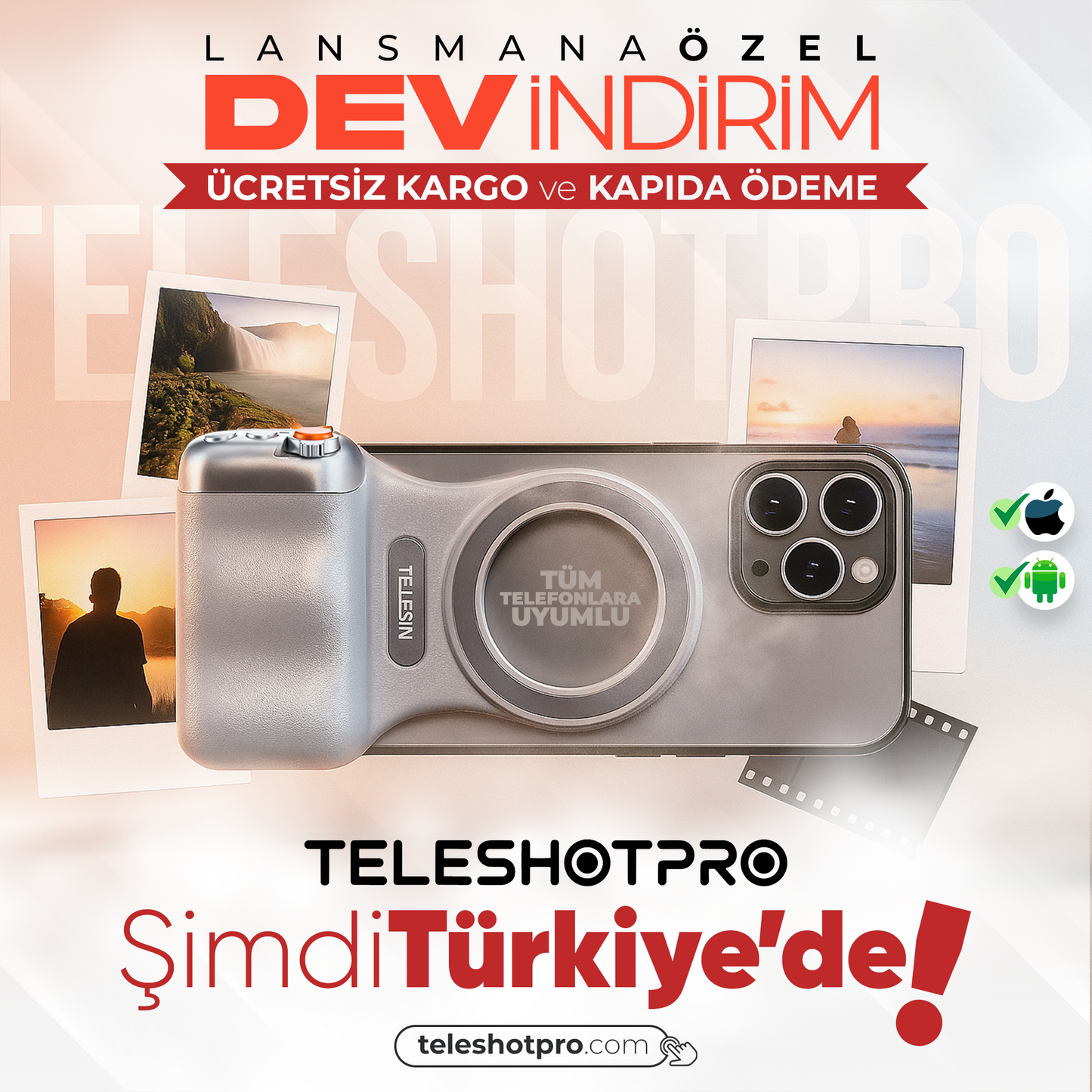 TeleshotPro™ - Fun Shot Magnetic Grip v2