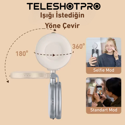 TeleshotPro™ - Magnetic Selfie Ring Light ( Selfie Işığı )