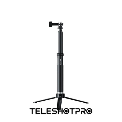 TeleshotPro™ - Aliminum Selfie Stick with Tripod and Phone Clip ( Tripod Üçlü Set )