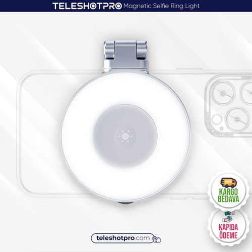TeleshotPro™ - Magnetic Selfie Ring Light ( Selfie Işığı )