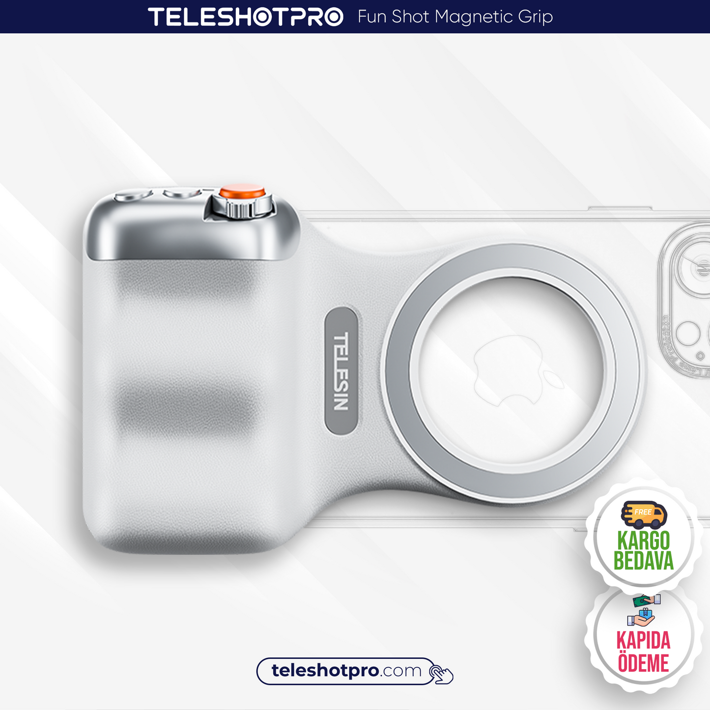 TeleshotPro™ - Fun Shot Magnetic Grip v2